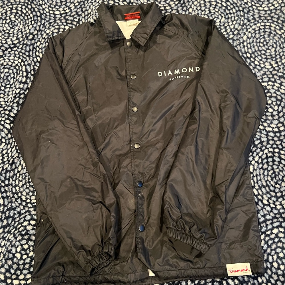 small diamond supple co button up collar shirt